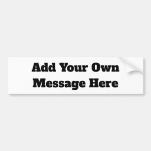 Voiture Ajoutez votre message sur cet autocollant de pare-