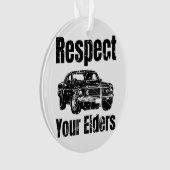 Voiture amusante - Respect Vintage Vos Aînés Class (devant)