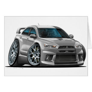 Voiture argentée de Mitsubishi