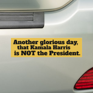VOITURE AUTOCOLLANT CONSERVATEUR DRÔLE DE KAMALA HARRIS