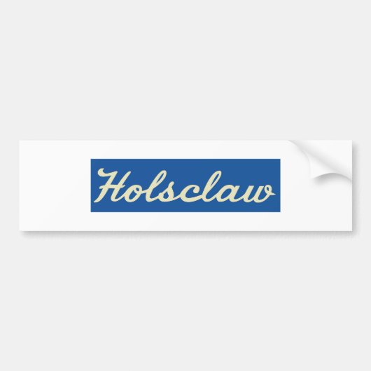 Voiture Autocollant d'amortisseur de Holsclaw (Devant)