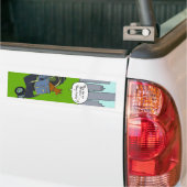 Voiture Autocollant de bande dessinée de Strollercat (Sur camion)