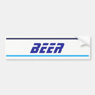 VOITURE AUTOCOLLANT DE BIÈRE