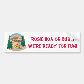 Voiture Autocollant de Bumer de boa de Rosie