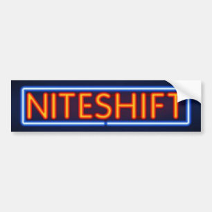Voiture Autocollant de conseil de Niteshift