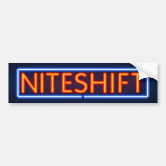 Voiture Autocollant de conseil de Niteshift (Devant)