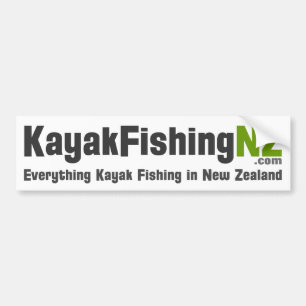 Voiture autocollant de KayakFishingNZ.com