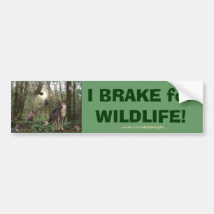 Voiture Autocollant de l'amoureux de la faune sauvage
