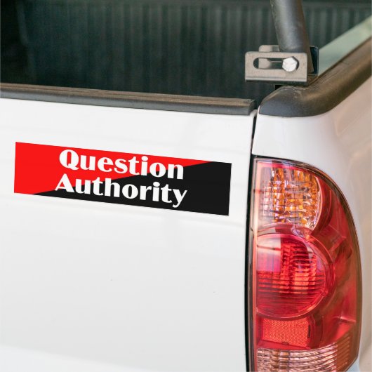 Voiture Autocollant de l'autorité 2 de question (Sur camion)