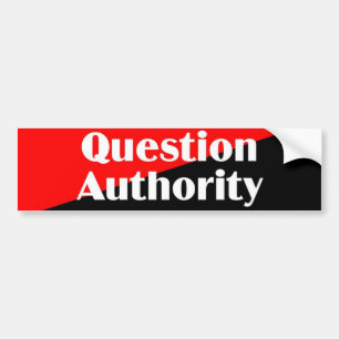 Voiture Autocollant de l'autorité 2 de question
