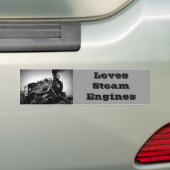 Voiture Autocollant de machine à vapeur (En voiture)