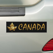 Voiture Autocollant de Mapleleaf de médaille d'or (En voiture)