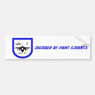 Voiture Autocollant de Member of Fight Knights