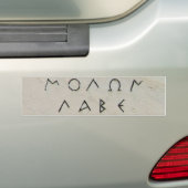 Voiture Autocollant de Molon Labe (En voiture)