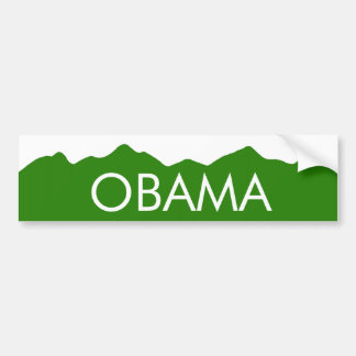 Voiture Autocollant de montagnes du Colorado Obama