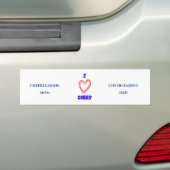 Voiture Autocollant de pare-chocs. (En voiture)