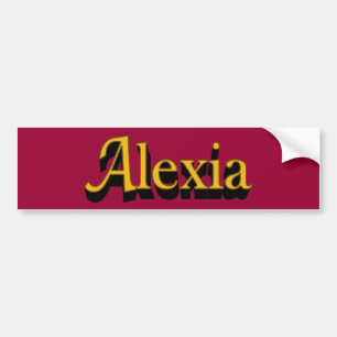 Voiture Autocollant de pare-chocs Alexia