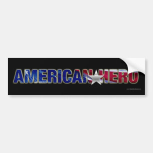 Voiture Autocollant de pare-chocs American Hero