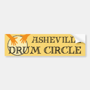 Voiture Autocollant de pare-chocs Asheville Drum Circle