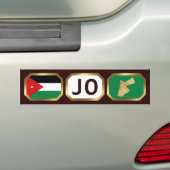 Voiture Autocollant de pare-chocs avec le code de carte du (En voiture)
