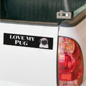 Voiture autocollant de pare-chocs carlin (Sur camion)