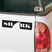 Voiture Autocollant de pare-chocs de requin (Sur camion)