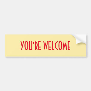 Voiture Autocollant de pare-chocs 'De rien'