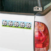 Voiture Autocollant de pare-chocs de troupeau mignon (Sur camion)