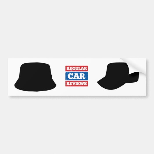 Voiture Autocollant de pare-chocs des Casquettes RCR (Devant)