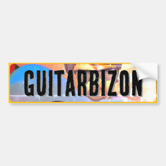 Voiture Autocollant de pare-chocs Guitarbizon