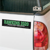 Voiture Autocollant de pare-chocs Hawkins 2020 (Sur camion)