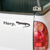 Voiture Autocollant de pare-chocs Herp. (version salamandr (Sur camion)