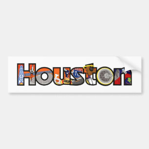 Voiture Autocollant de pare-chocs Houston Texas