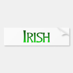 Voiture Autocollant de pare-chocs irlandais, à vendre !