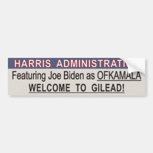 Voiture Autocollant de pare-chocs Joe Biden Handmaid - OFK