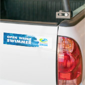 Voiture Autocollant de pare-chocs Open Water Swimmer (Sur camion)