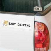 Voiture autocollant de pare-chocs pour bébé conducteur (Sur camion)