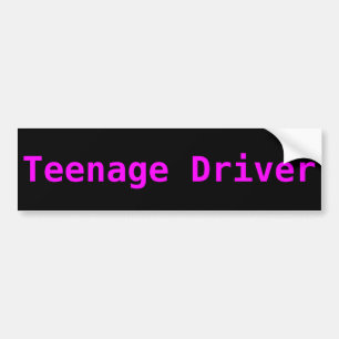 Voiture autocollant de pare-chocs pour conducteur adolesce