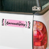 Voiture Autocollant de pare-chocs Serendipity (Sur camion)
