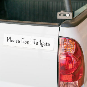 Voiture Autocollant de pare-chocs S'il vous plaît Ne Suive