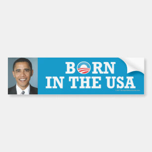 Voiture Autocollant de Pro-Obama soutenu aux Etats-Unis