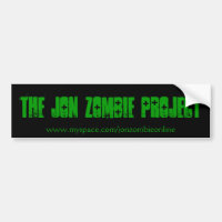 Autocollant de projet de zombi de Jon