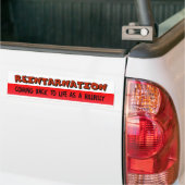 Voiture Autocollant de Reintarnation (Sur camion)