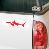 Voiture autocollant de requin de DiveBuddy.com (Sur camion)