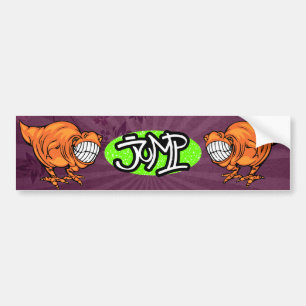 Voiture Autocollant de SK8 Dino