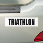 Voiture Autocollant de triathlon (En voiture)