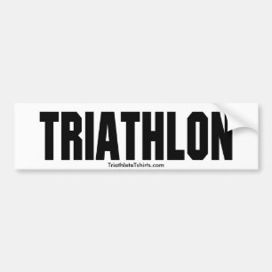Voiture Autocollant de triathlon
