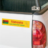 Voiture Autocollant de Vanuatu Drapeau + Carte (Sur camion)