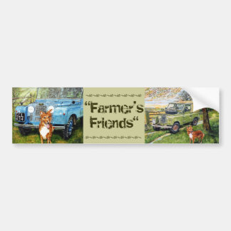 Voiture Autocollant des amis de l'agriculteur…