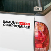 Voiture Autocollant Immunocompromis à haut risque de mobil (Sur camion)